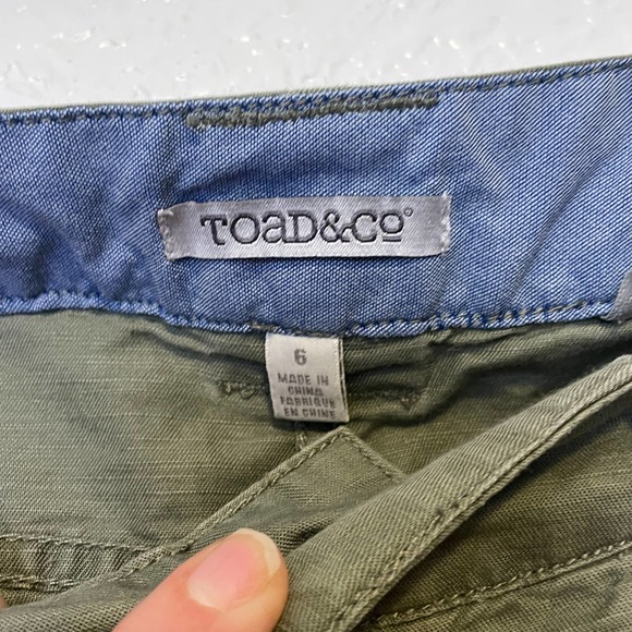 🌻Toad&Co {6} Hunter Green 'Swept Away' Utility Skirt - Picture 4 of 8